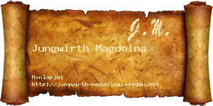 Jungwirth Magdolna névjegykártya
